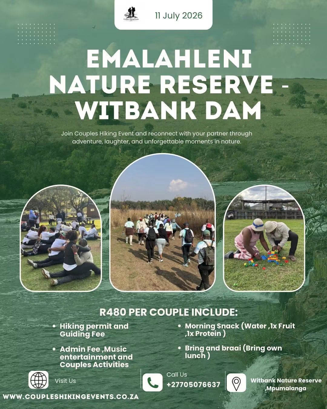 11 July 2026 - Witbank Couples Hiking Event Ticket